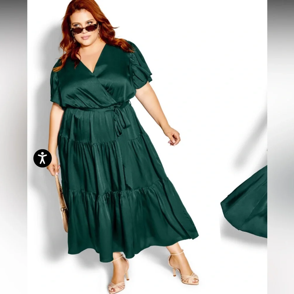 NWT City Chic Tiered Maxi Sweetness Dress 🔥 - Picture 3 of 6
